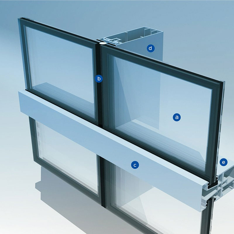 stick system curtain wall