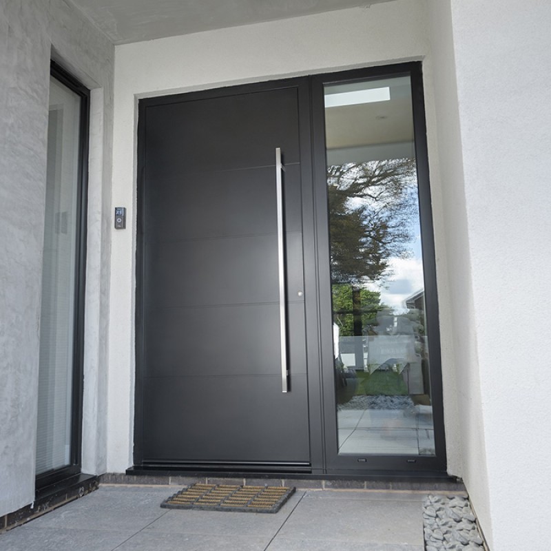 aluminum entry door