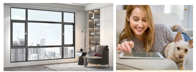 Aluminum System casement window Aluminum System casement window