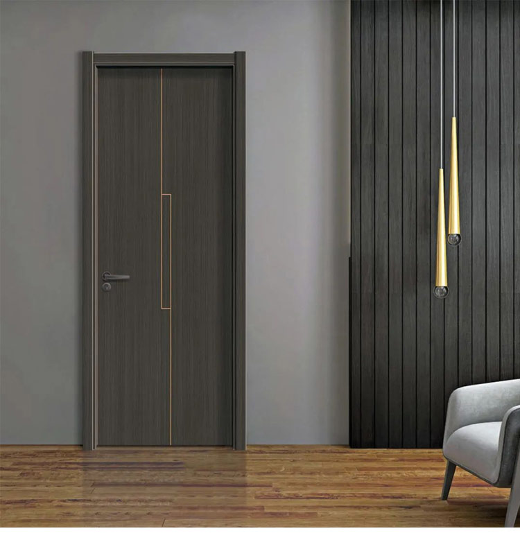 carbon crystal wood door