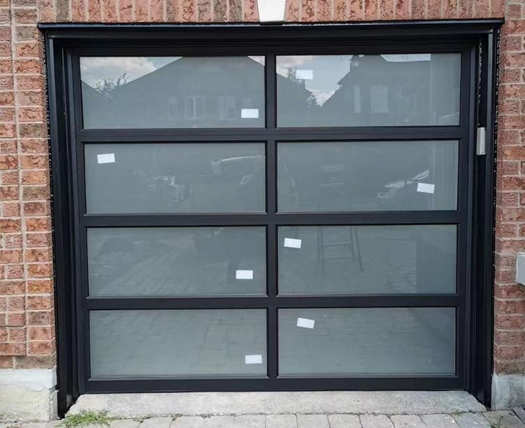 aluminum glass garage door