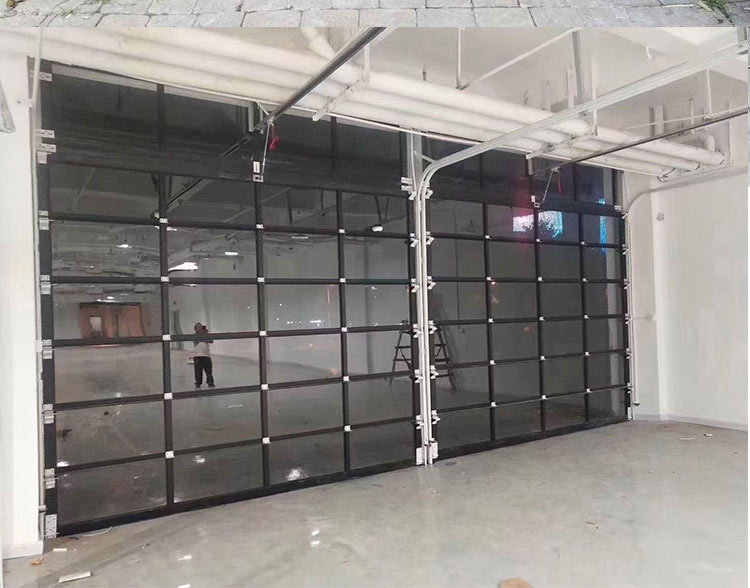 aluminum glass garage door