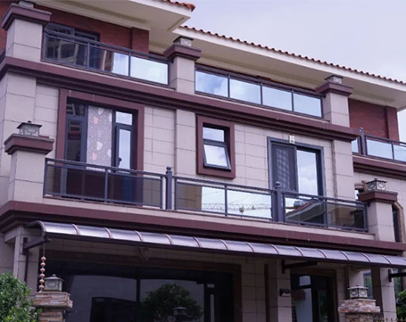 504 ㎡ villas windows and doors project, Chinese and Western mixed and harmonious