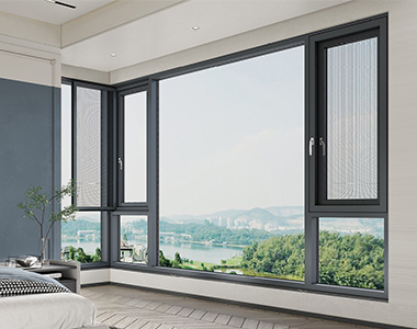 Different styles of aluminum windows in Hihaus