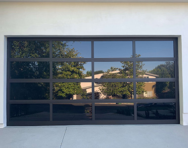 Custom modern glass garage door from China
