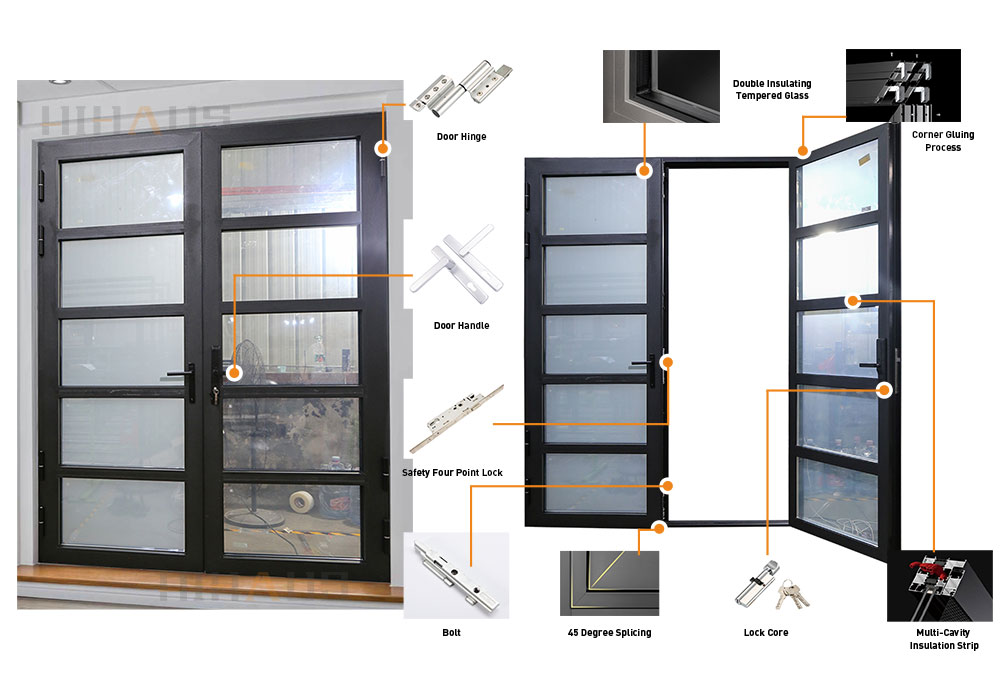 aluminium swing window