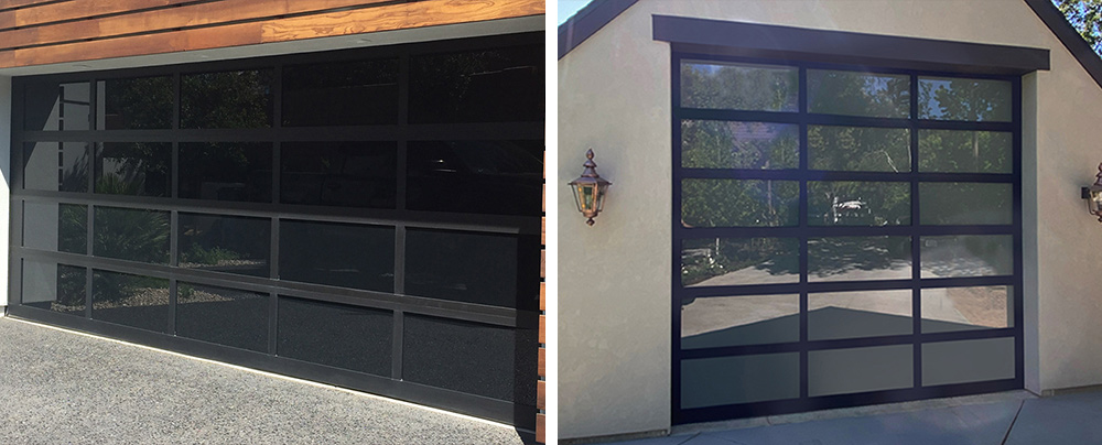 aluminum glass garage doors