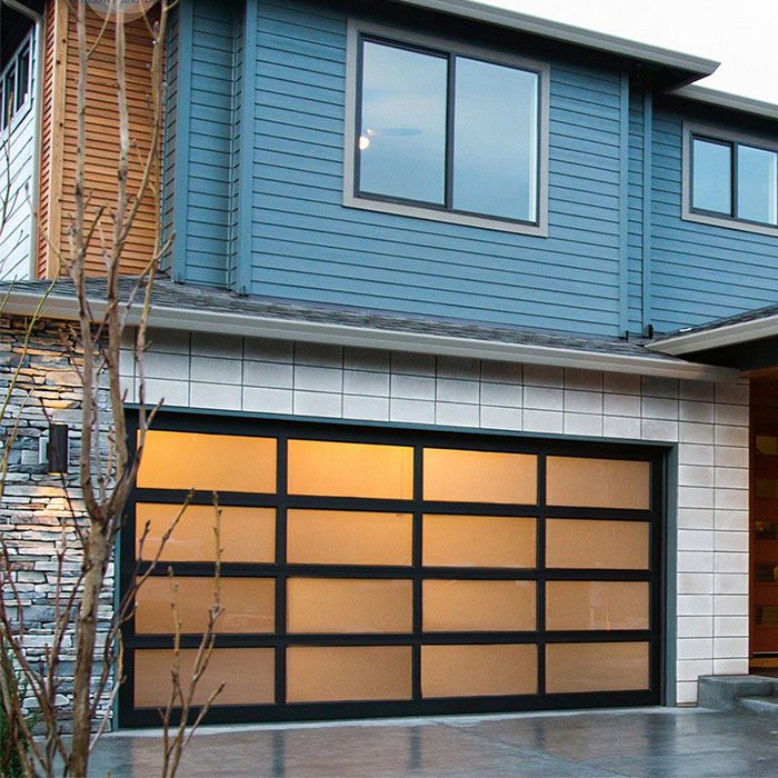 glass garage doors