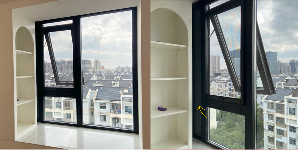 top-hung window