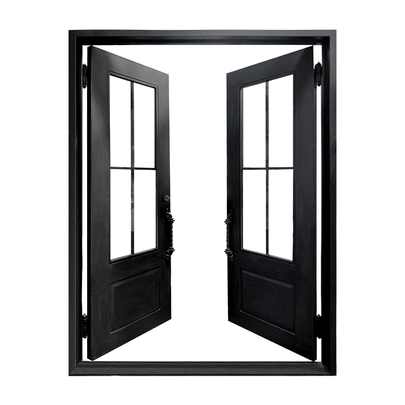 french iron doors