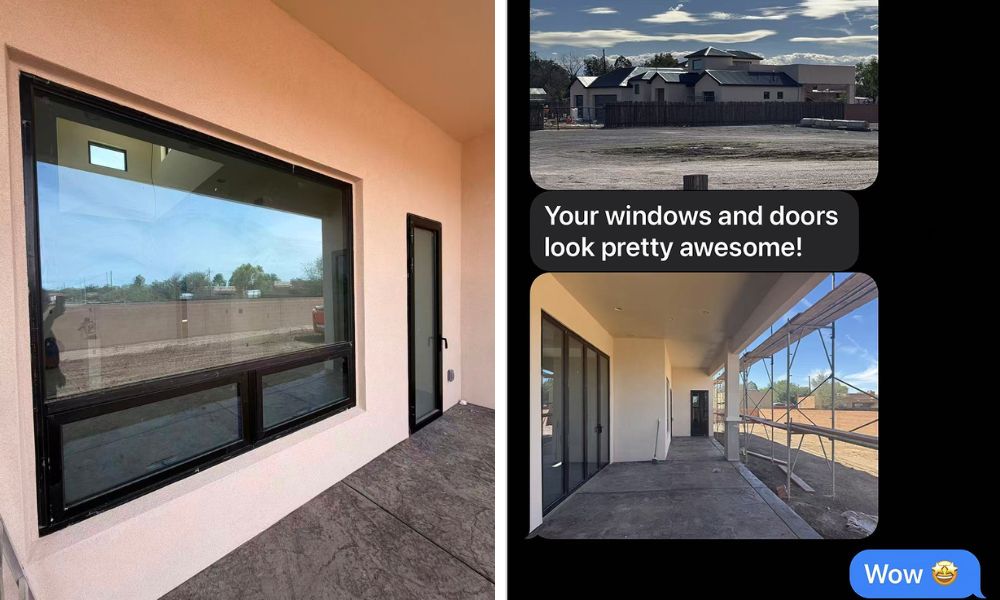 Hihaus windows and doors in New Mexico USA